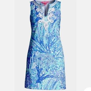 NEW Lilly Pulitzer Harper Shift Dress in Hey Hey Soleil size XS. NWOT